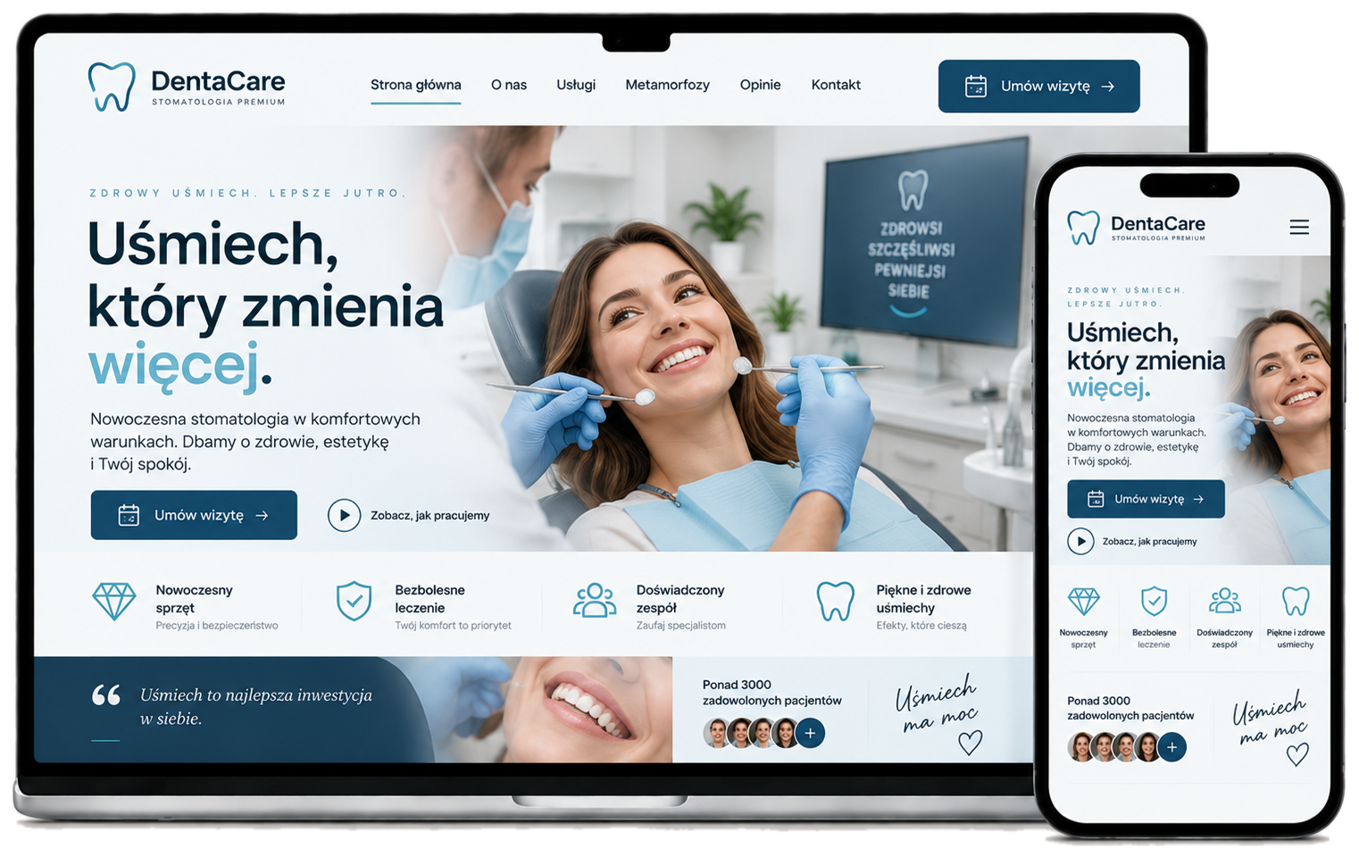 Podgląd projektu DentaCare