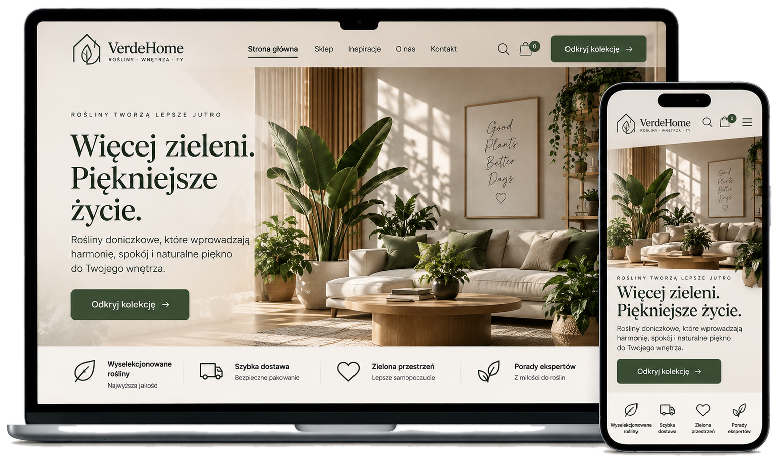 Podgląd projektu VerdeHome